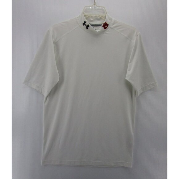 Auburn Tigers Shirt Medium Under Armour All Season Heat Gear Fitted - Picture 1 of 12